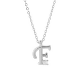 COLLAR INICIAL LUCKY PLATA