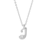 COLLAR INICIAL LUCKY PLATA
