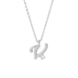 COLLAR INICIAL LUCKY PLATA