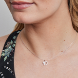 COLLAR INICIAL LUCKY PLATA