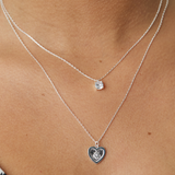 COLLAR PUNTO DE LUZ 2 PLATA
