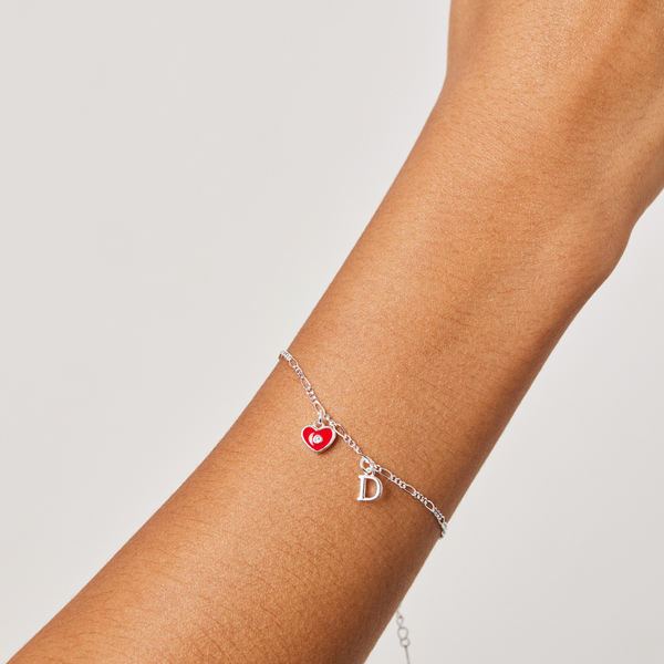 COLGANTE VALENTINES PLATA | BOAZ JOYAS