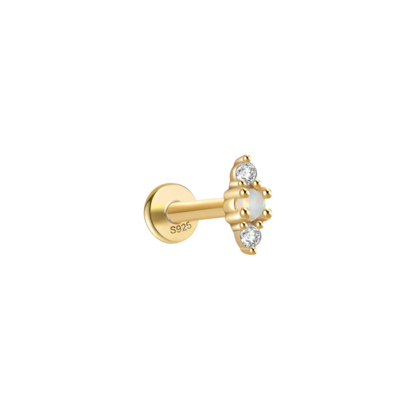 PIERCING JULI BAÑADO EN ORO (1 UNIDAD) | BOAZ JOYAS