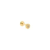 PIERCING ZOLA BAÑADO EN ORO (1 UNIDAD)