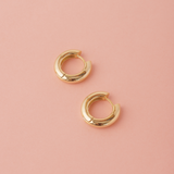 ARGOLLAS LIA 18MM BAÑADAS EN ORO