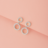AROS BELLA BAÑADOS EN ORO BLANCO