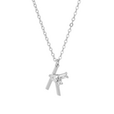COLLAR INICIAL DINASTY PLATA