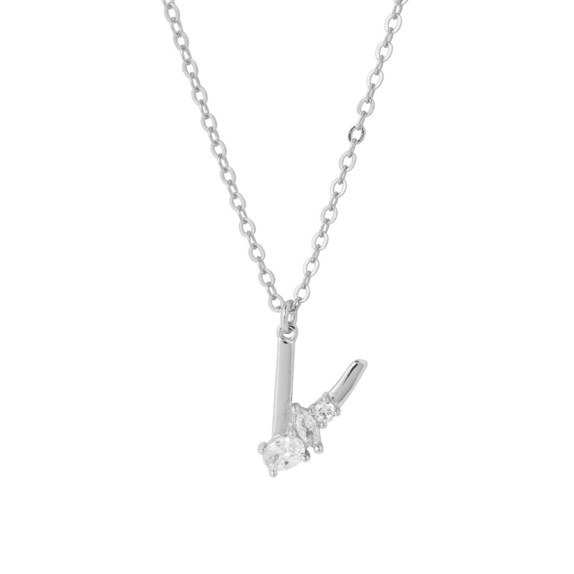 COLLAR INICIAL DINASTY PLATA