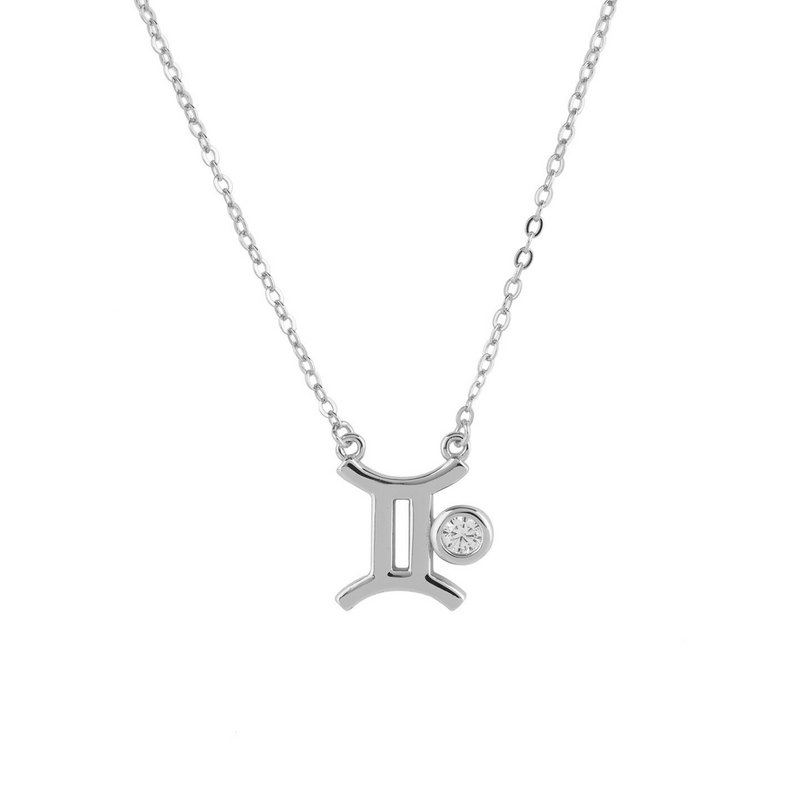 COLLAR NEW ZODIAC PLATA
