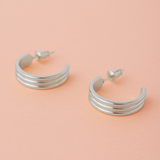 ARGOLLAS DARA BAÑADAS EN ORO BLANCO