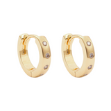 ARGOLLAS KARA 12MM BAÑADAS EN ORO