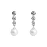 AROS KINA BAÑADOS EN ORO BLANCO