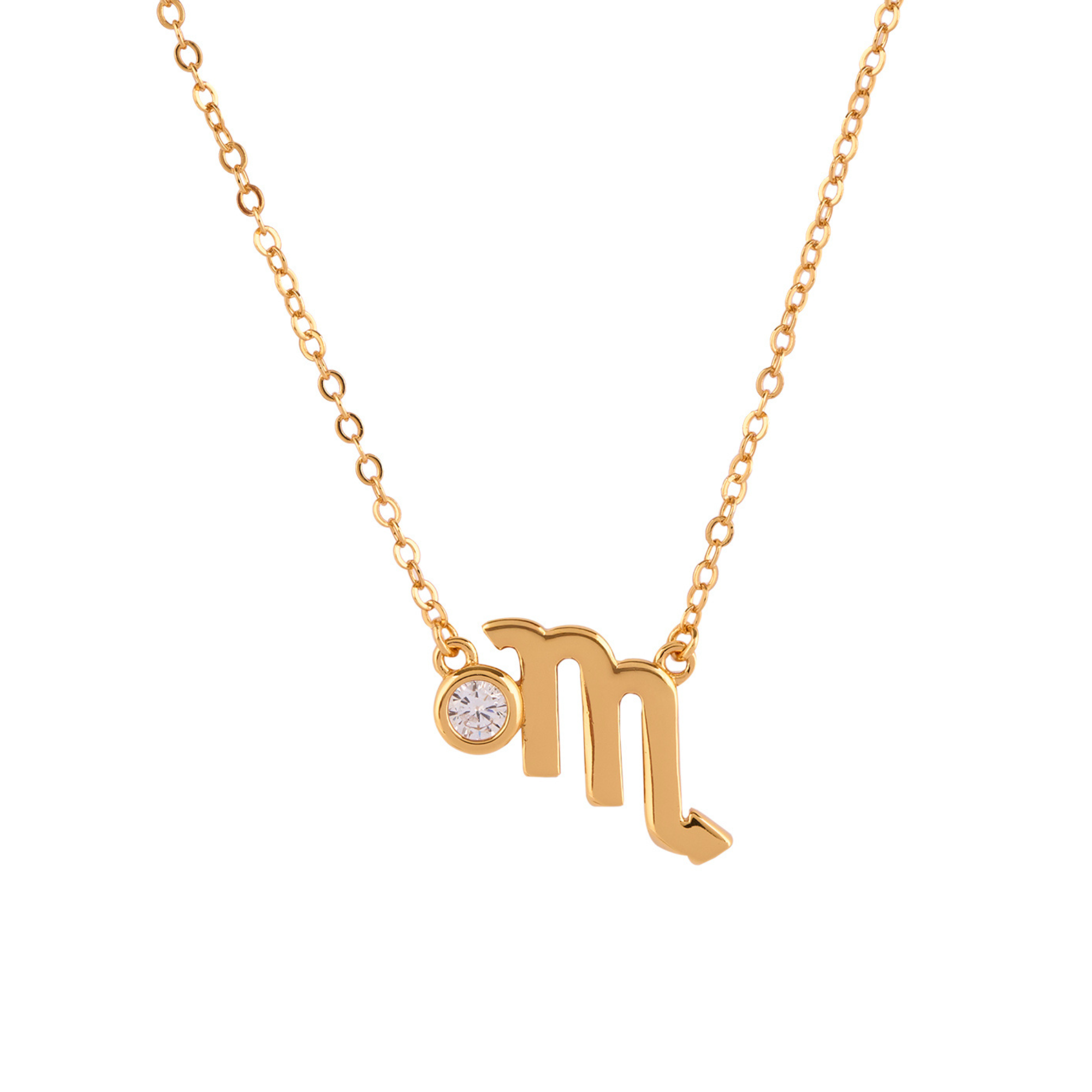 COLLAR NEW ZODIAC BAÑADO EN ORO