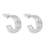 ARGOLLAS SHINE BAÑADAS EN ORO BLANCO