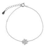 PULSERA JULIETA CIRCONES PLATA