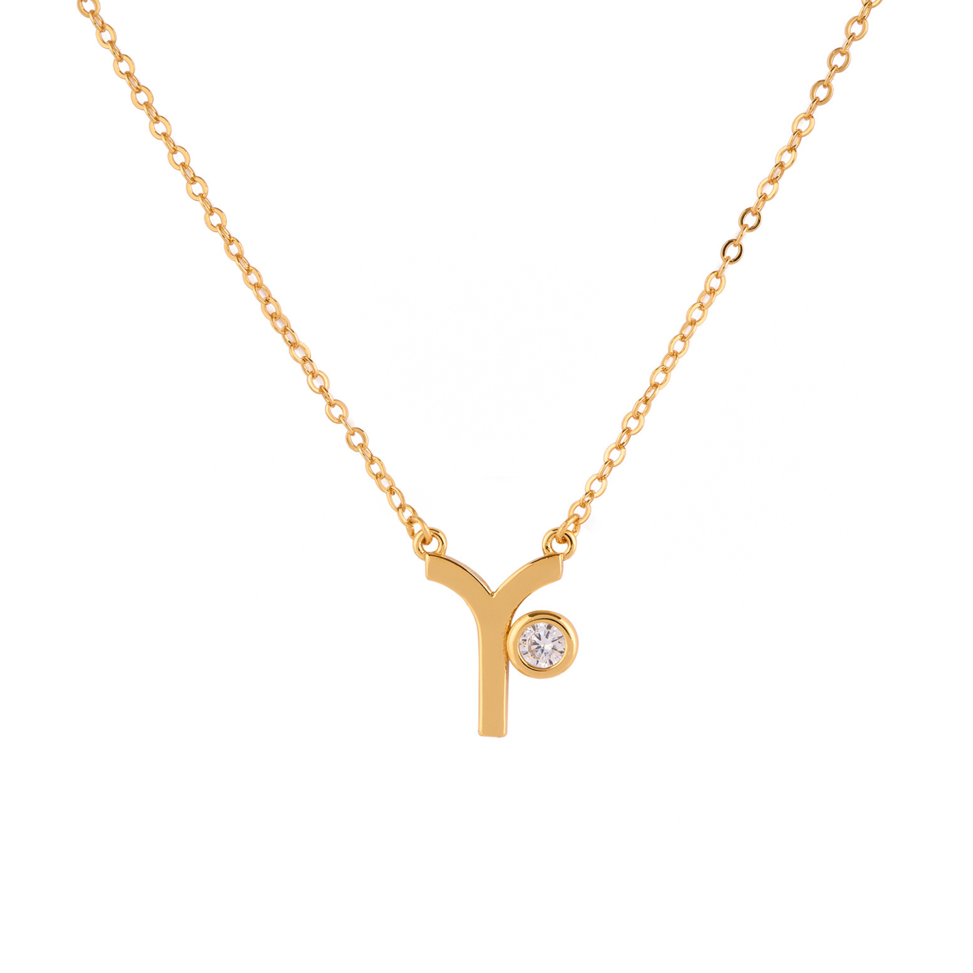 COLLAR NEW ZODIAC BAÑADO EN ORO