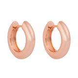 ARGOLLAS LIA 18MM BAÑADAS EN ORO ROSADO
