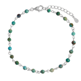 PULSERA SILA AZUL PLATA