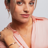 COLLAR BELLE BAÑADO EN ORO ROSADO