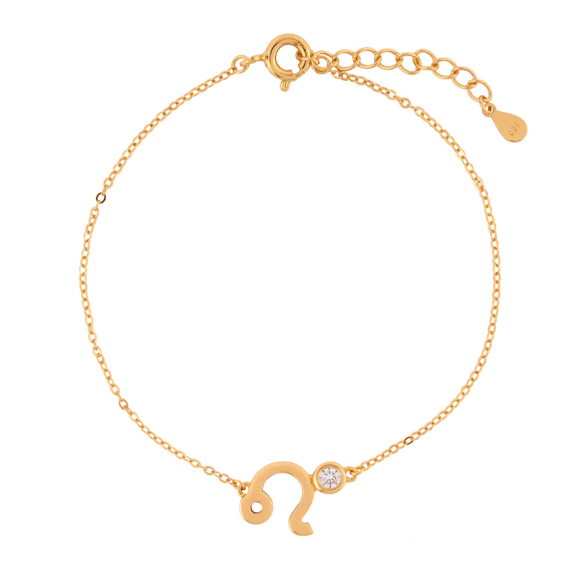 PULSERA NEW ZODIAC BAÑADA EN ORO