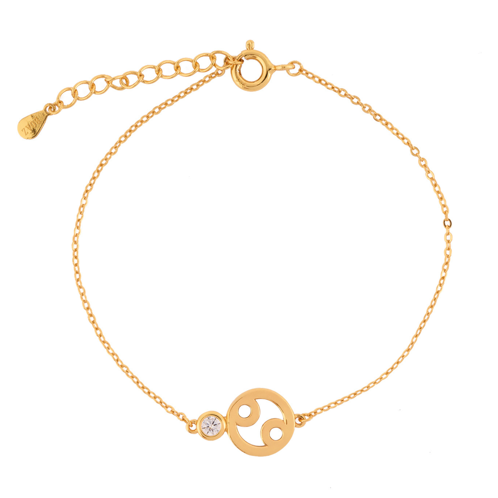 PULSERA NEW ZODIAC BAÑADA EN ORO