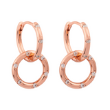 ARGOLLAS ANN BAÑADAS EN ORO ROSADO
