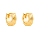 ARGOLLAS BRUNA 12MM BAÑADAS EN ORO