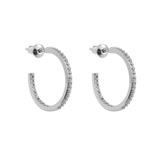 ARGOLLAS MINA BAÑADAS EN ORO BLANCO