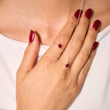 COLLAR VALENTINE PLATA