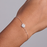PULSERA JULIETA CIRCONES PLATA