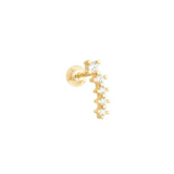 PIERCING KENIA BAÑADO EN ORO (1 UNIDAD)