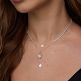 COLLAR MEDALLA ESTRELLA PLATA