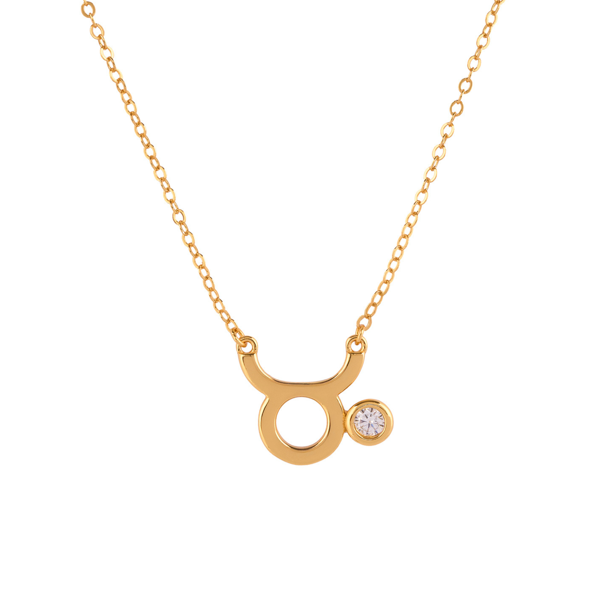 COLLAR NEW ZODIAC BAÑADO EN ORO