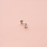 PIERCING TURI PLATA (1 UNIDAD)