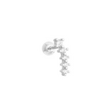 PIERCING KENIA PLATA (1 UNIDAD)