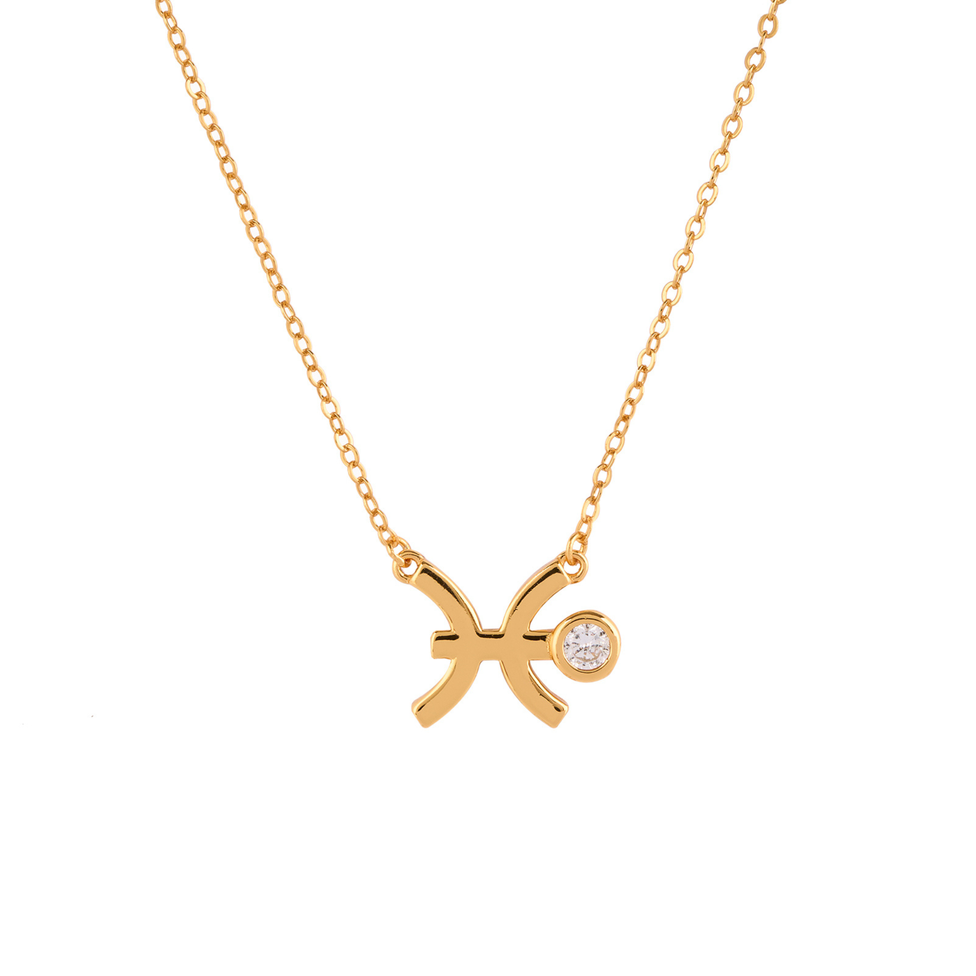 COLLAR NEW ZODIAC BAÑADO EN ORO