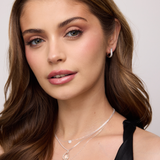 ARGOLLAS LULA BAÑADAS EN ORO BLANCO