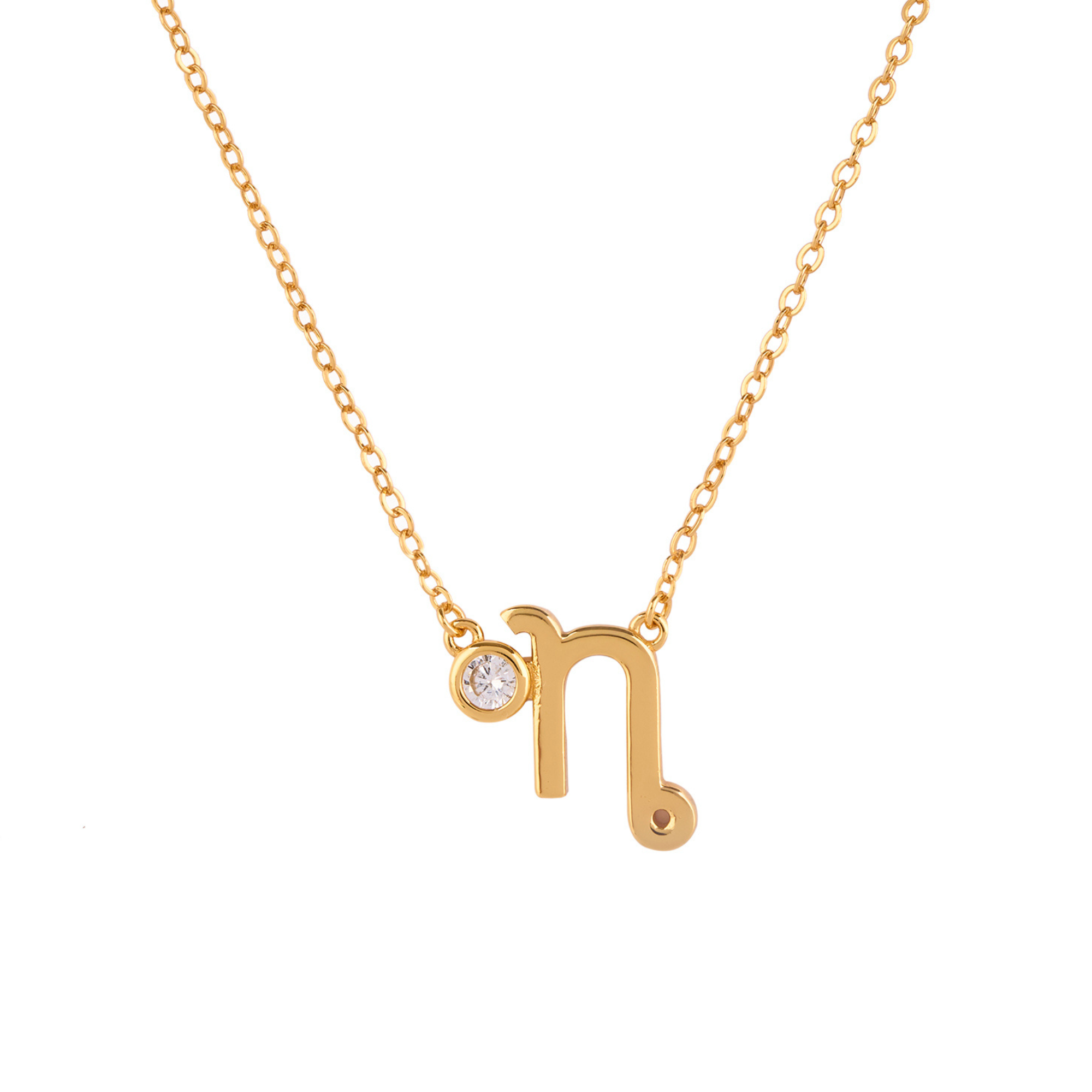 COLLAR NEW ZODIAC BAÑADO EN ORO