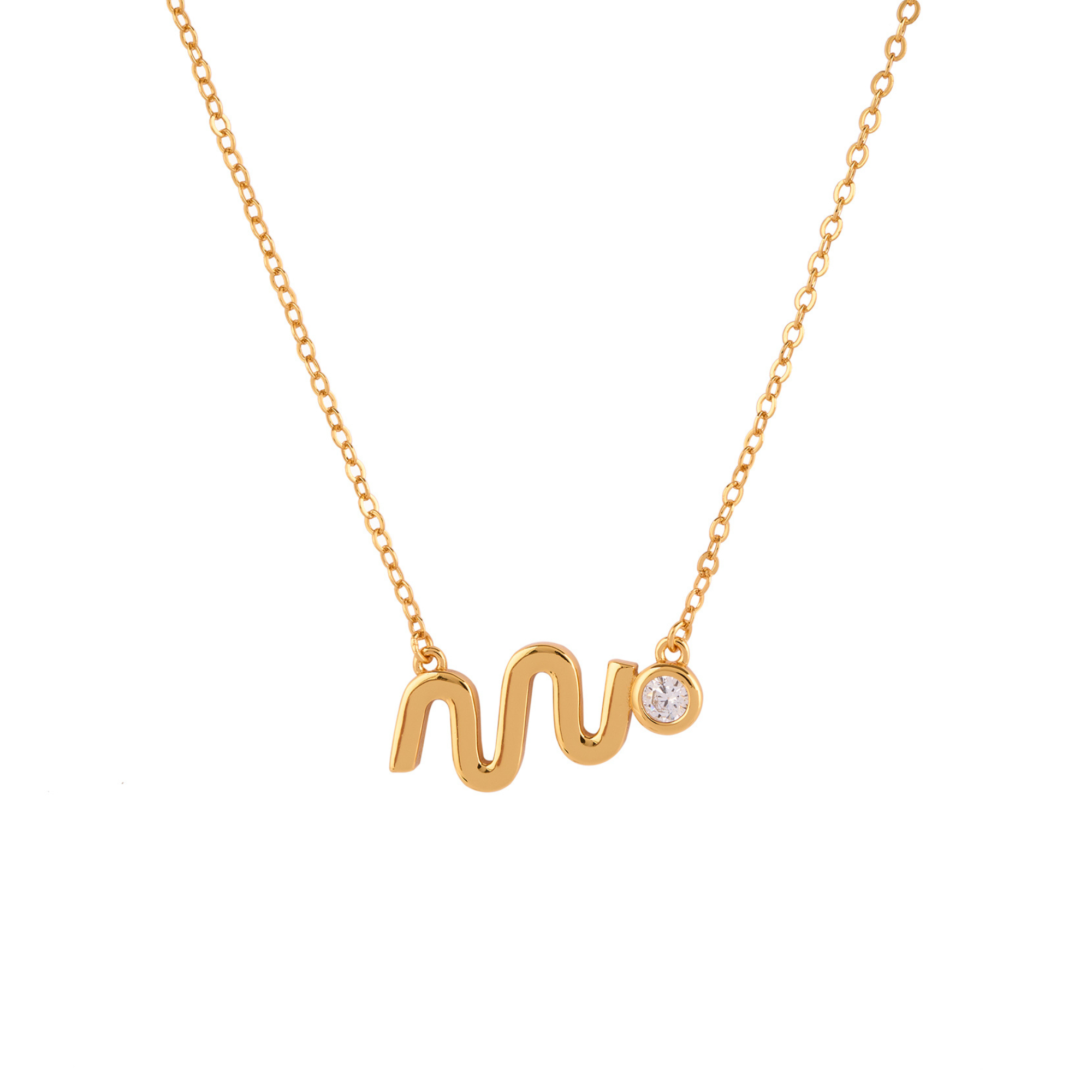 COLLAR NEW ZODIAC BAÑADO EN ORO
