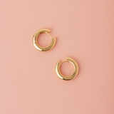 ARGOLLAS LIA 18MM BAÑADAS EN ORO