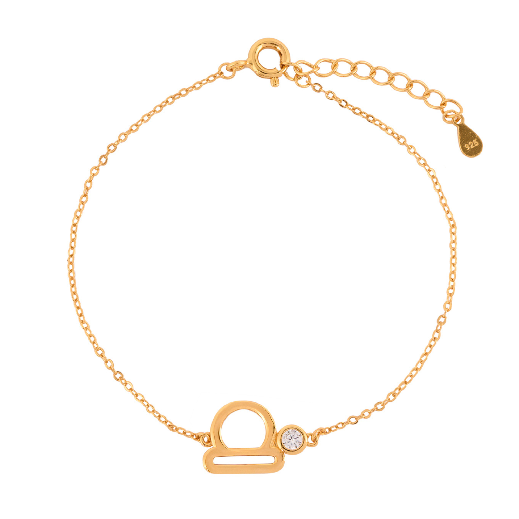 PULSERA NEW ZODIAC BAÑADA EN ORO