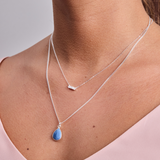 COLLAR VERA ÒPALO AZUL