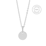 COLLAR MEDALLA LUXE 12MM PARA GRABAR ACERO