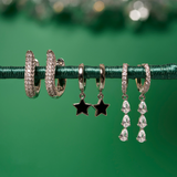 ARGOLLAS LULA BAÑADAS EN ORO BLANCO