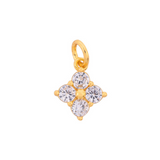 COLGANTE FLOR BAÑADO EN ORO