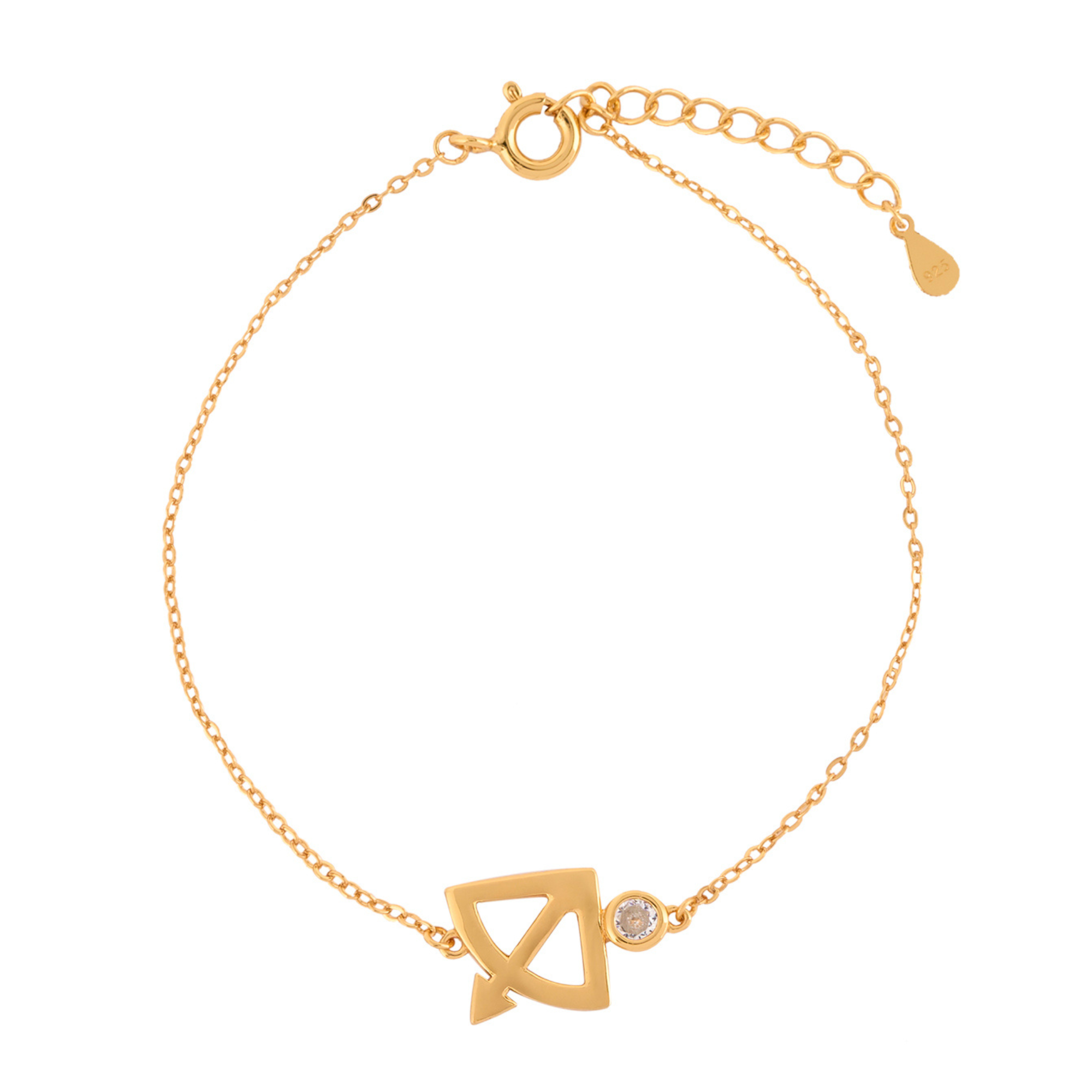 PULSERA NEW ZODIAC BAÑADA EN ORO