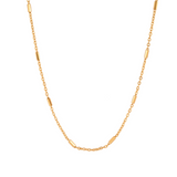 COLLAR NOVA BAÑADO EN ORO