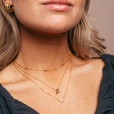 COLLAR LORA BAÑADO EN ORO