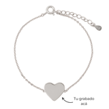 PULSERA AMOR PLATA