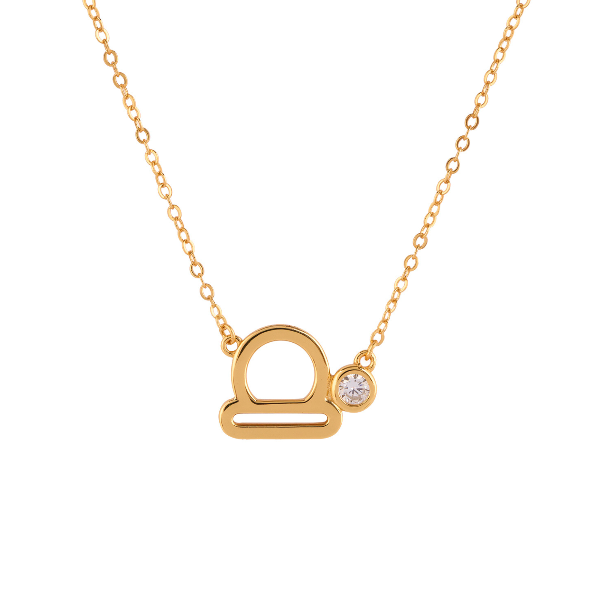 COLLAR NEW ZODIAC BAÑADO EN ORO